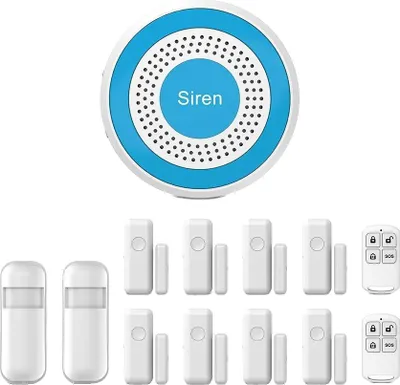 Produktbild von Hausalarmanlage, kabellose Einrichtung, intelligente App-Steuerung, A519W-H
