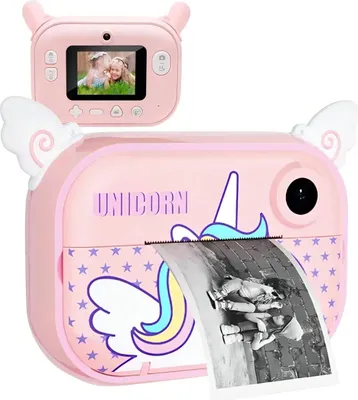 Zdjęcie produktu dla TechKidz, aparat cyfrowy dla dzieci Zoo Family Unicorn, różowy
