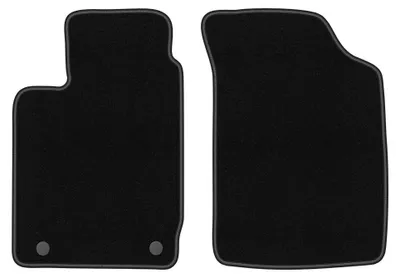 Immagine prodotto di Tappetini anteriori in moquette per Renault Clio II 1998-2005 (hatchback) – 2 pezzi, neri, su misura – Wielganizator BASIC