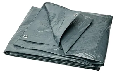 Imagen del producto de Lona impermeable, resistente a los rayos UV, de 3x4 metros, con un peso de 120 g/m², ideal para jardín y camping