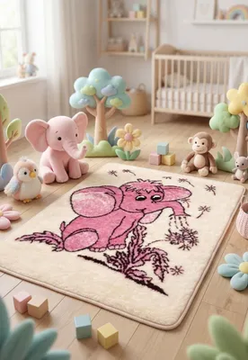 Produktbild von Wolldecke Merino Elefant Pink -