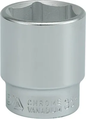 Produktbild von Yato YT-1315, Buchse, 3/4", Metrisch, 1 Kopf/Köpfe, 35 mm, Chrom-Vanadium-Stahl