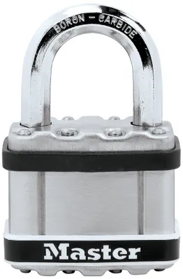 Image de Cadenas à clé  acier laminé, MASTER LOCK, l.51 mm