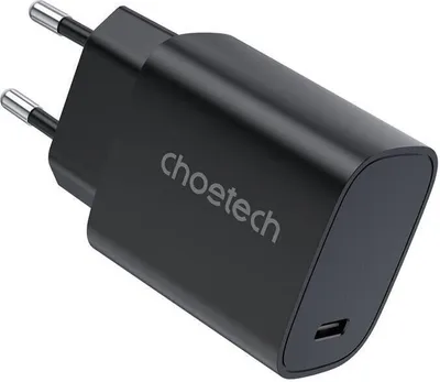 Produktbild von Choetech Q5004 Eu Usb-C Netzladegerät, 20W (Schwarz)