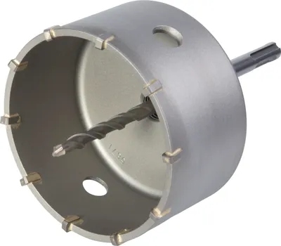Produktbild von Wolfcraft Hohlbohrkrone Ø 105 mm inkl. SDS Plus Spanndorn