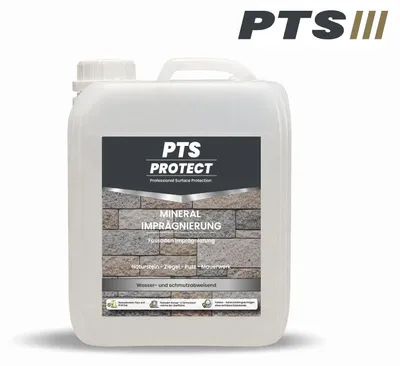 Produktbild von PTS Protect Mineralimprägnierung – Feuchtigkeitsschutz für mineralische Flächen Steinimprägnierung 5 Liter