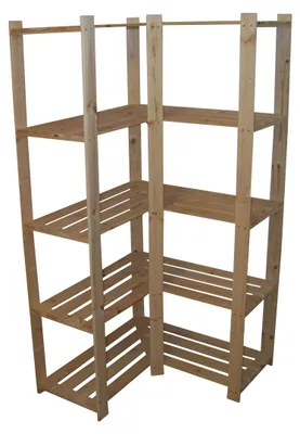 Obrázek produktu pro Dřevěná knihovna s 5 policemi, rozměry 170 x 80 x 40 cm