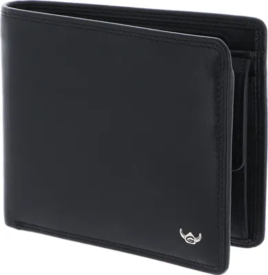 Produktbild von Golden Head Geldbörse Polo RFID Protect Billfold Coin Wallet With Zipped Pocket For Notes Black schwarz