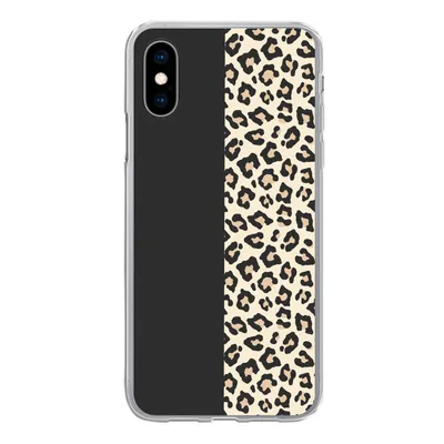 Produktbild von MuchoWow® Handyhülle Schutzhülle Hülle für iPhone X Tiere - Muster - Panther Silikon Softcase Handy Hülle - Handyhülle