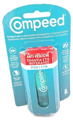 Imagen del producto de COMPEED Blisterstick: Cuidado para los pies, protección contra ampollas, invisible. Ideal para zapatos abiertos