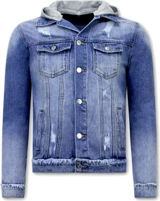 Produktbild von Blaue Jeansjacke Mit Kapuze RJ - S