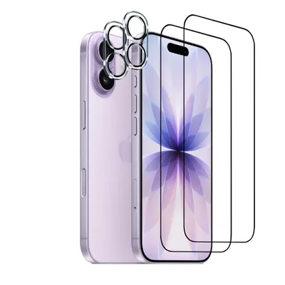 Produktbild von iPhone 17 Kameraschutz Displayschutz Schutzglas für iPhone 17 2er Pack Panzerfolie Bildschirm Kamera Glasfolie