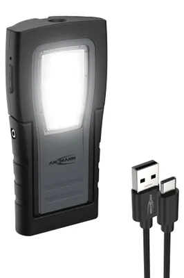 Produktbild von ANSMANN LED-Arbeitsleuchte WL400R Slim, wiederaufladbar, schwarz