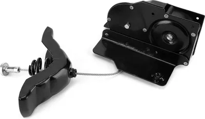 Image de Réserves -Porte-marteau Winch, Black 6C3Z1A131AA Acier professionnel Standard original Pratique pour Super Duty Truck Remplacement Ford F250 F350 F450 F550