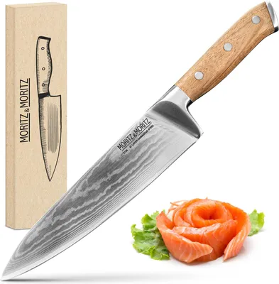 Obrázek produktu pro Damaškový nůž Moritz & Moritz - ocel 67 vrstev