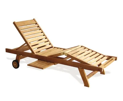 Produktbild von Teako Design Gartenliege Enna Teak Massivholz Wetterfest 200x65cm