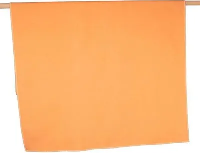 Produktbild von David Fussenegger Wohndecke Sylt 'Uni' 140 x 200 cm Hellorange