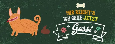 Produktbild von vianmo Holzschild 10x27 cm Mir reicht´s ich gehe jetzt Gassi Spruch Zitat
