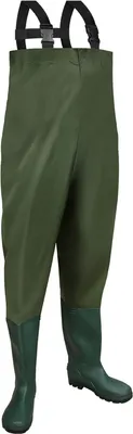 Produktbild von EINFEBEN Wathose Anglerhose Angelhose Teichhose Watstiefel Watthose mit Stiefel PVC Gummi 42/43