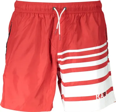 Image de KARL LAGERFELD BEACHWEAR Maillot de bain homme textile rouge SF6669 - Taille : M