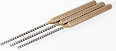 Immagine prodotto di 3x RENNSTEIG punzone 180x10x4 mm scalpello punzonatore centrale per la lavorazione dei metalli