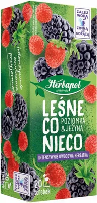 Immagine prodotto di Herbatka owocowo-ziołowa Leśne Co Nieco (Poziomka i Jeżyna) Herbapol 20 torebek