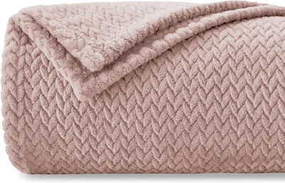 Immagine prodotto di Coperta in pile di flanella, 150 x 200 cm, leggera e morbida, ideale per letto e divano
