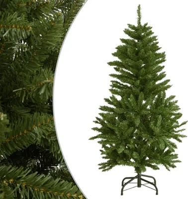 Imagen del producto de Maison Exclusive - Árbol de Navidad artificial, plegable con soporte, color verde, 120 cm