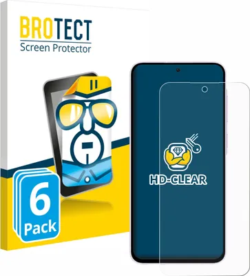 Produktbild von 6x Für Samsung Galaxy A56 5G Schutzfolie BROTECT Displayschutz Display Schutz Folie Klar Transparent