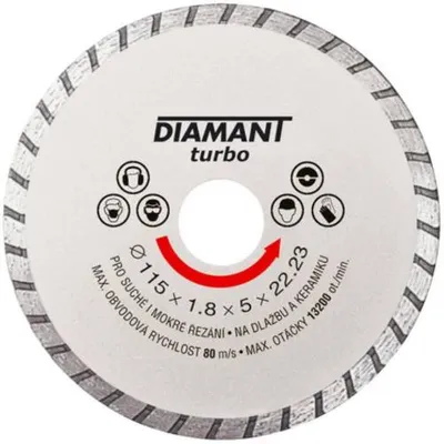 Produktbild von Diamantscheibe DIAMANT 180x22. 2x3. 1mm TURBO