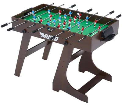 Produktbild von EG MW-102-brown-green|MUWO "Mondial" Indoor faltbarer Tischkicker braun