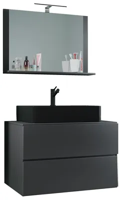 Produktbild von 3-tlg Waschtisch Badmöbel Lendas 80 cm M