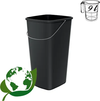 Obrázek produktu pro Koš COMPACTA Q BASIC NSAB9U - černý