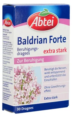Image de Abtei Valériane Forte Dragées calmantes, 30 comprimés