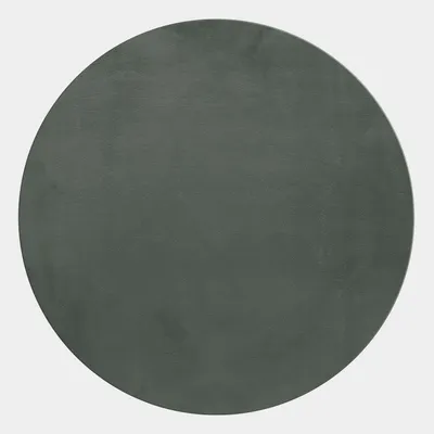 Immagine prodotto di Pouffy tappeto soffice pelo corto rotonda Ø 200cm verde