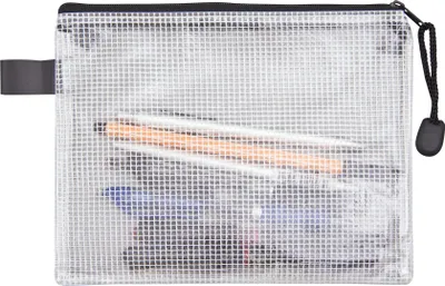 Produktbild von Reißverschlussbeutel DIN A5 PVC schwarz Packung mit 12 Stück
