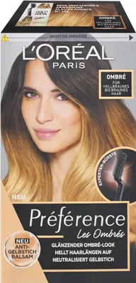Produktbild von L'Oreal Paris Préférence Ombré Permanente Haarfarbe Hellbraunes-Braunes Haar