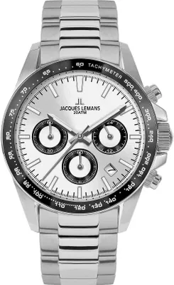 Produktbild von Jacques Lemans Chronographen Liverpool Steel White
