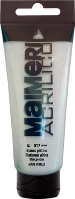 Produktbild von Maimeri Acrilico Acrylfarbe Platinum White 017 200 ml 1 stk