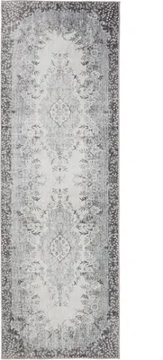 Immagine prodotto di Interiyou Tappeto lavabile Gent nero/grigio 80x240 cm