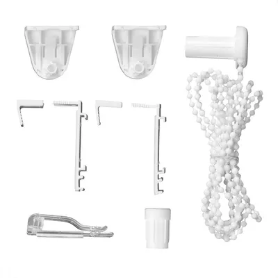 Produktbild von WOLTU EZT-DR8000, Klemmfix Klemmträger Halterung Set inkl. 3M Klebepads, Zubehör Set für Rollos Montage ohne Bohren, Seitenzugrollo Doppelrollo Thermorollo Ersatzteile