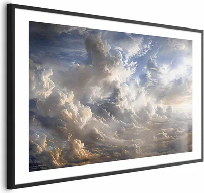 Produktbild von Posterpapier Poster - Golden Reflections on Clouds Announcing Dusk 30x21 cm Muster b-H-10056-ao-a