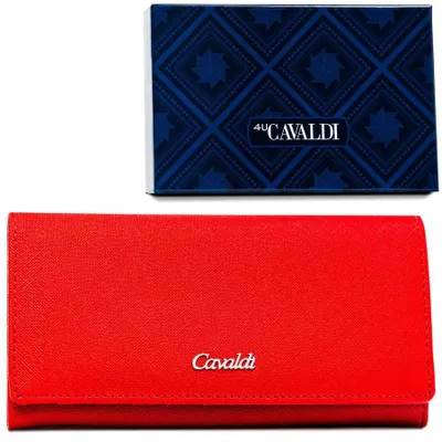 Obrázek produktu pro 4U CAVALDI Dámská peněženka červená RFID 18,5x9 cm горизонтální