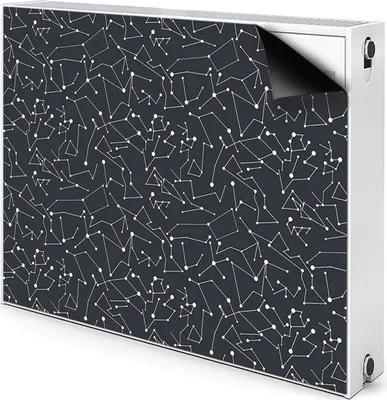 Produktbild von Magnet Heizung Verkleidung Abdeckung Heizung Heizkörperabdeckung 90x60 cm  - Konstellationen, Galaxie