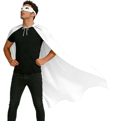Productafbeelding van Wildarms Superhelden Cloak en Masker voor Volwassenen - Vampier Jassen voor Halloween