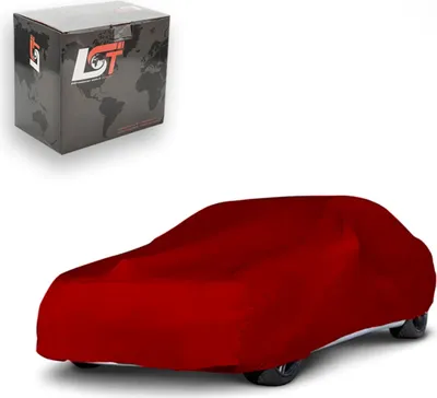Produktbild von Autoschutzhülle Cover atmungsaktiv Abdeckung Ganzgarage Schutzplane Rot XL