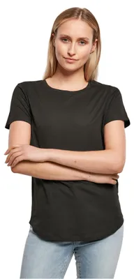 Produktbild von Build Your Brand Ladies Fit Tee - Farbe: Black - Größe: M
