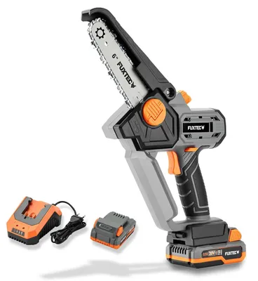 Produktbild von FUXTEC Akku Handastschere 20V, 1,44Kg Gewicht, Schwertgröße von 15cm, Durchmesser von 10cm und einer Kettengeschwindigkeit von 4,6m/s FX-E1HAS20SET