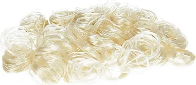 Produktbild von Synthetisches Puppenhaar hellblond 15 g für Puppen- und Spielzeuggestaltung
