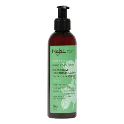 Produktbild von NAJEL C-SAV67NJ/6, Haut & Haar, Flüssigseife, Pumpenflasche, Nährend, Klärend, Beruhigend, Belebend, Rose, 200 ml